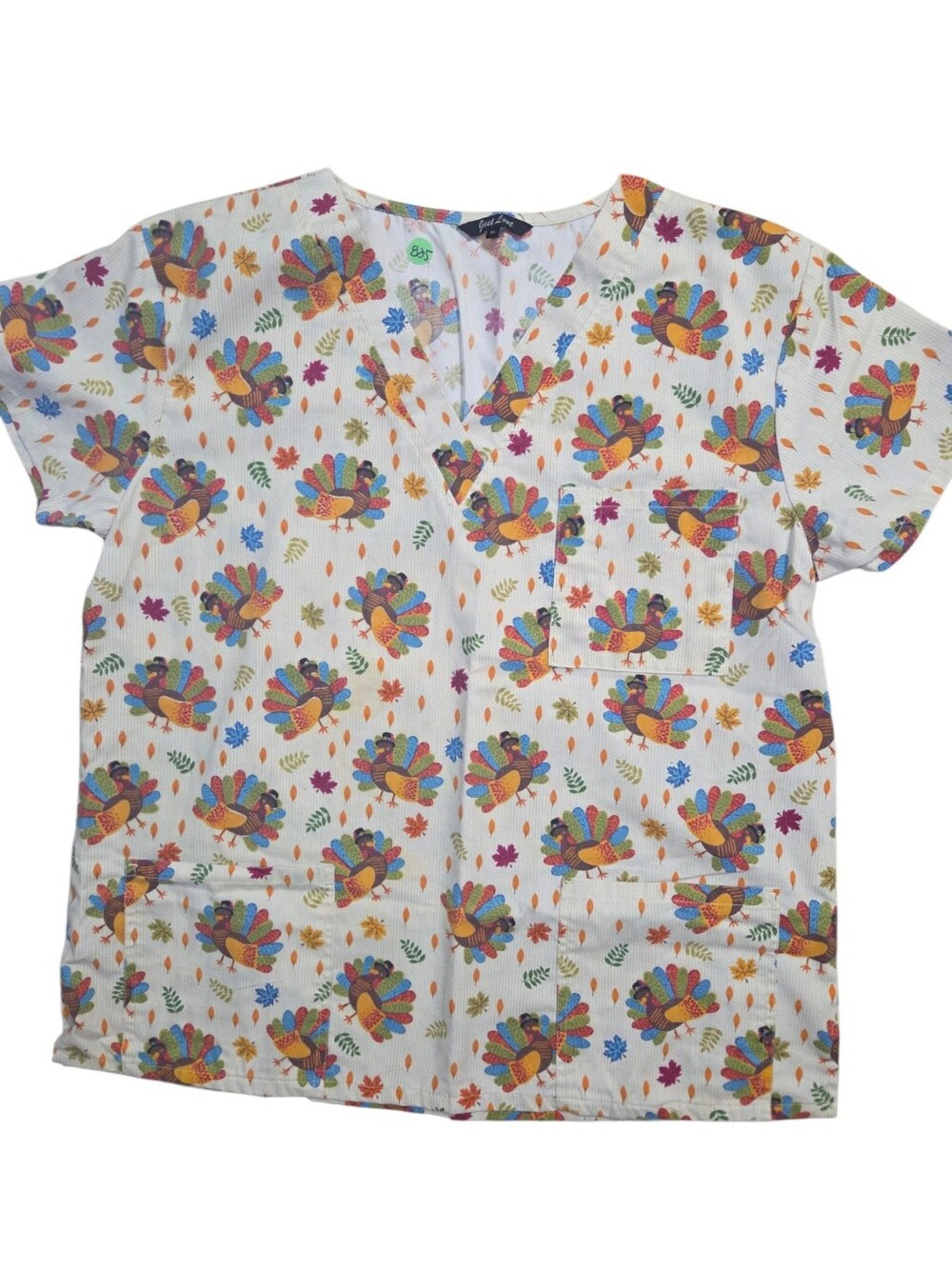 Just Love, Thanksgiving, Scrub Top